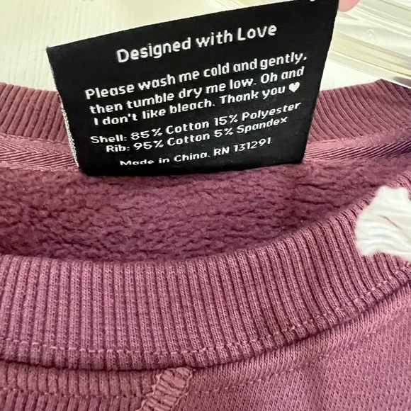 POPFLEX Mauve Crew Neck Sweater - Picture 9 of 12